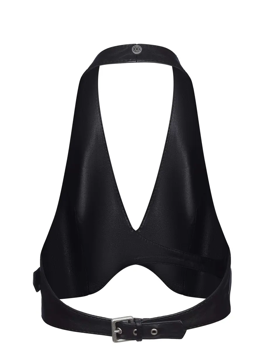 Жилет кожаный