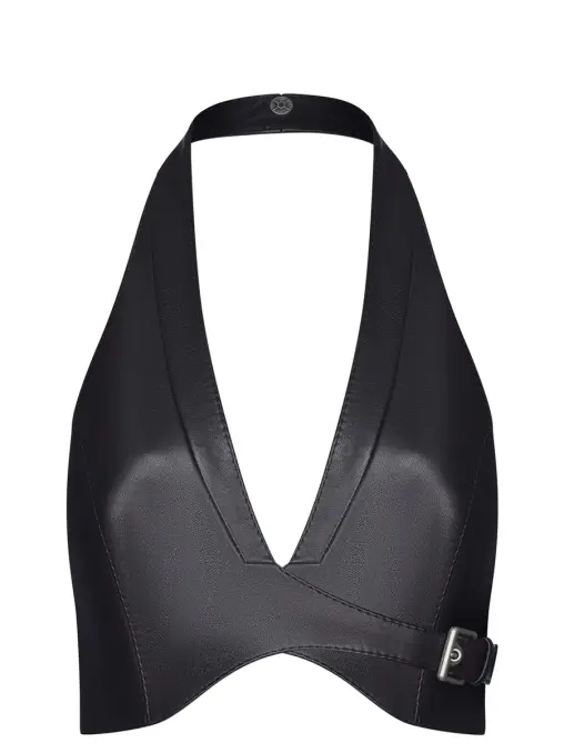 Жилет кожаный YULIAWAVE