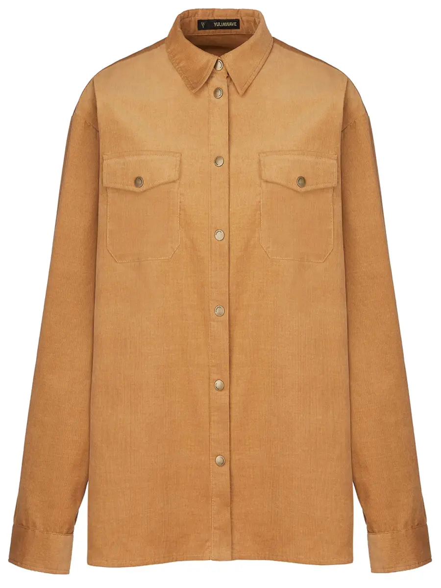 Рубашка вельветовая