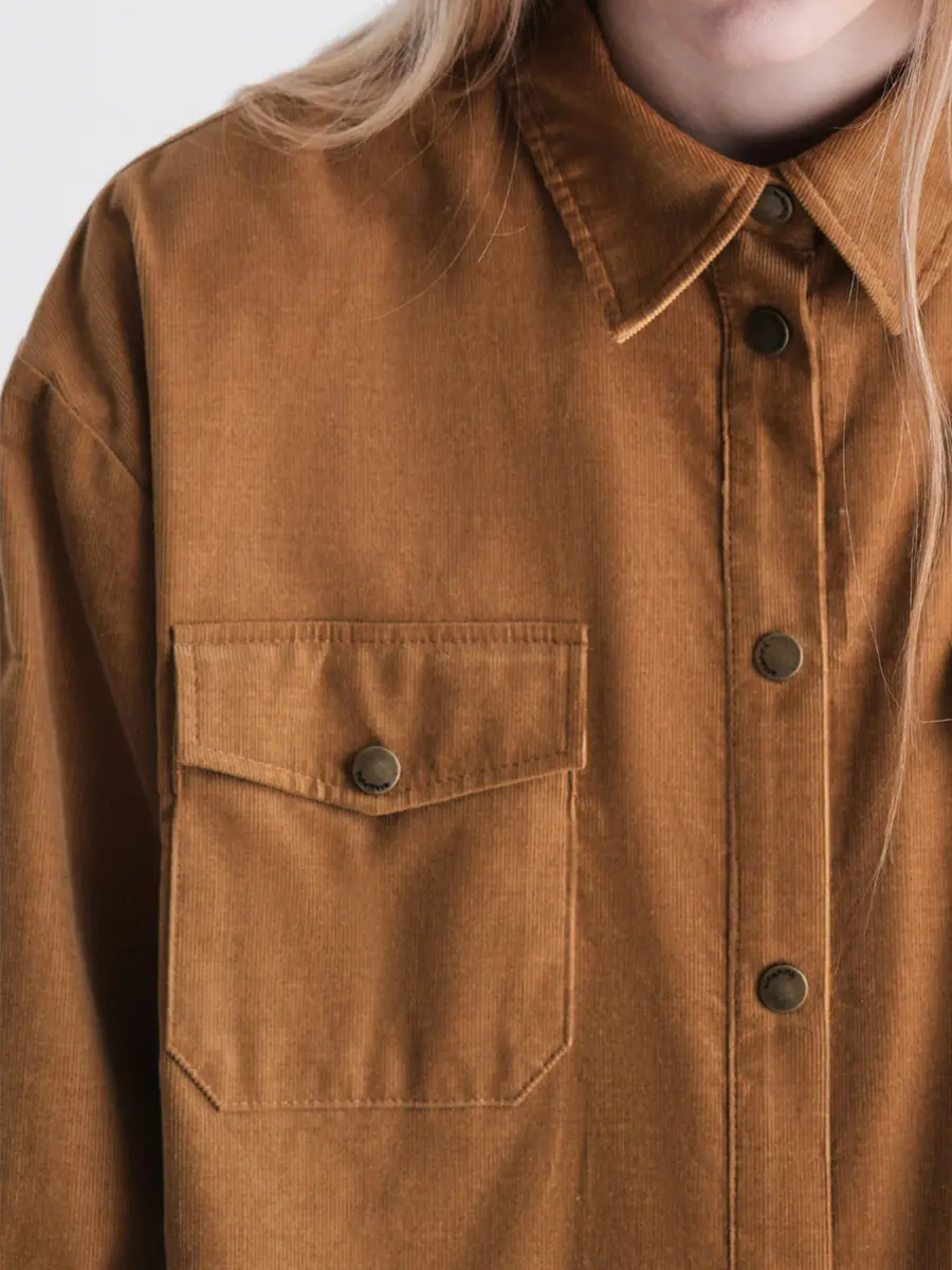 Рубашка вельветовая