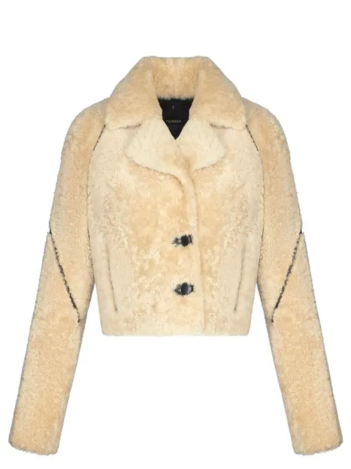 Полушубок из овчины YULIAWAVE