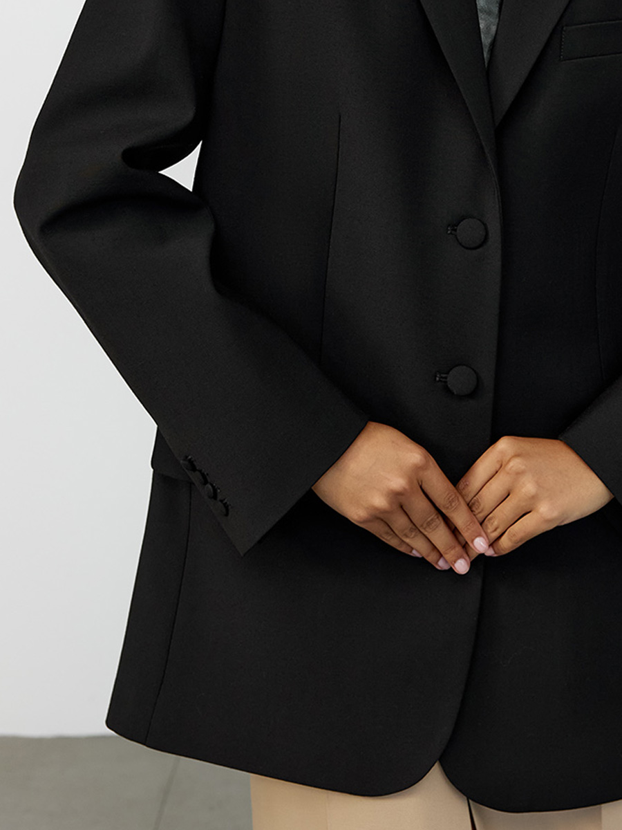 Жакет однотонный