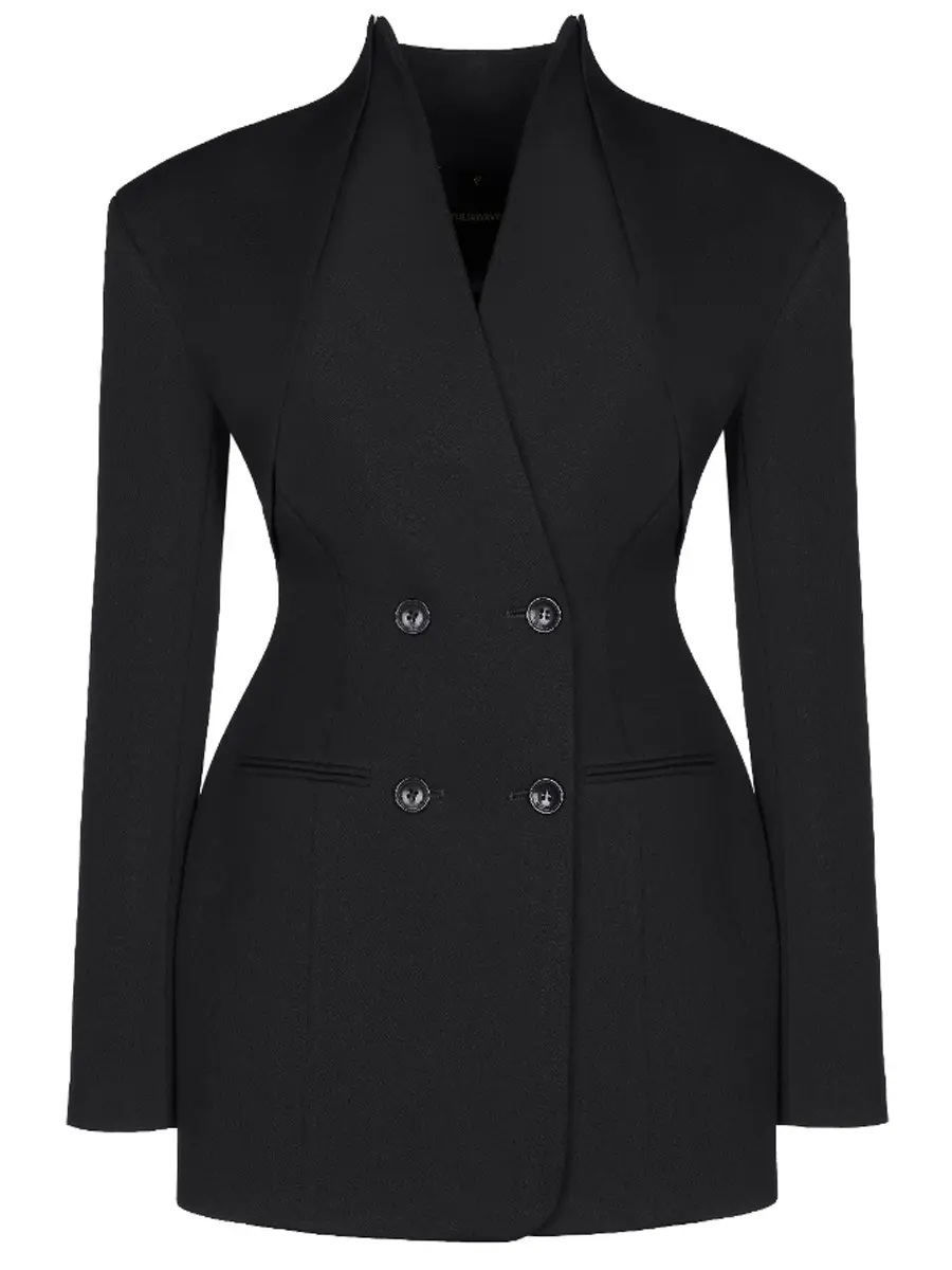 Жакет однотонный