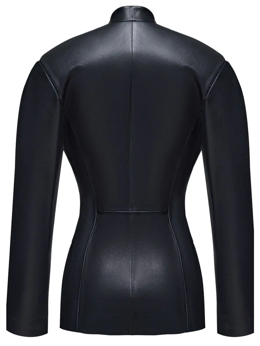 Жакет кожаный