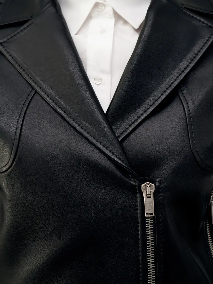 Куртка кожаная