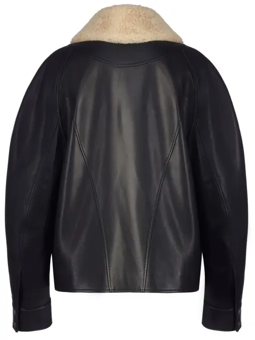 Куртка кожаная с мехом YULIAWAVE