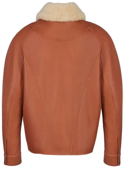 Куртка кожаная с мехом YULIAWAVE