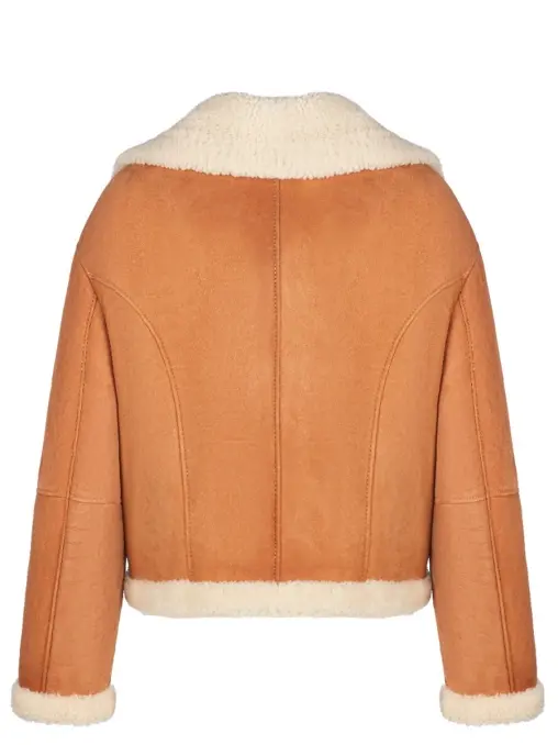 Дубленка-авиатор кожаная YULIAWAVE