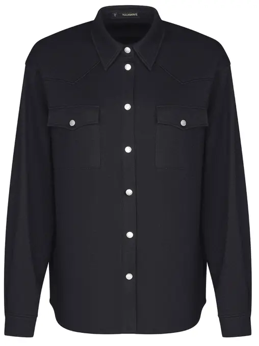 Рубашка однотонная YULIAWAVE