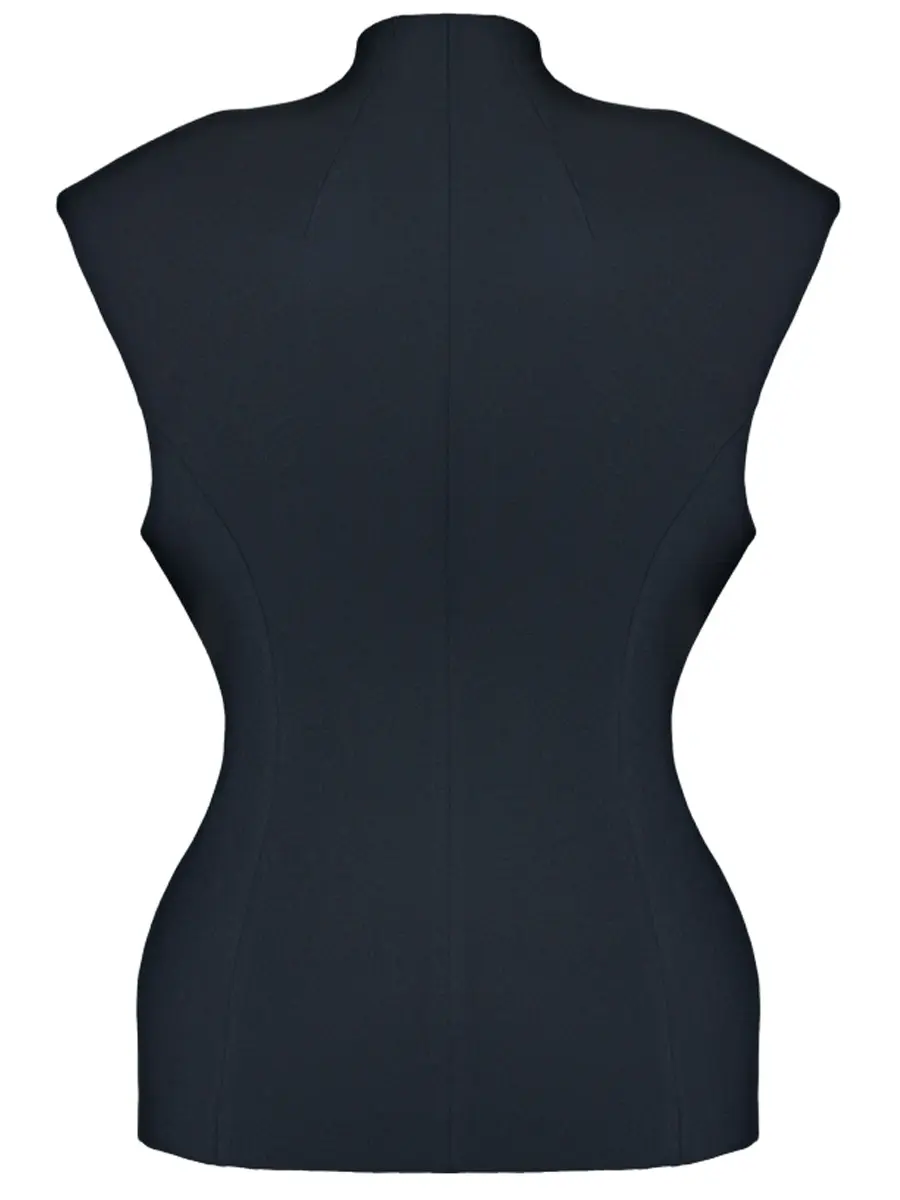 Жилет однотонный