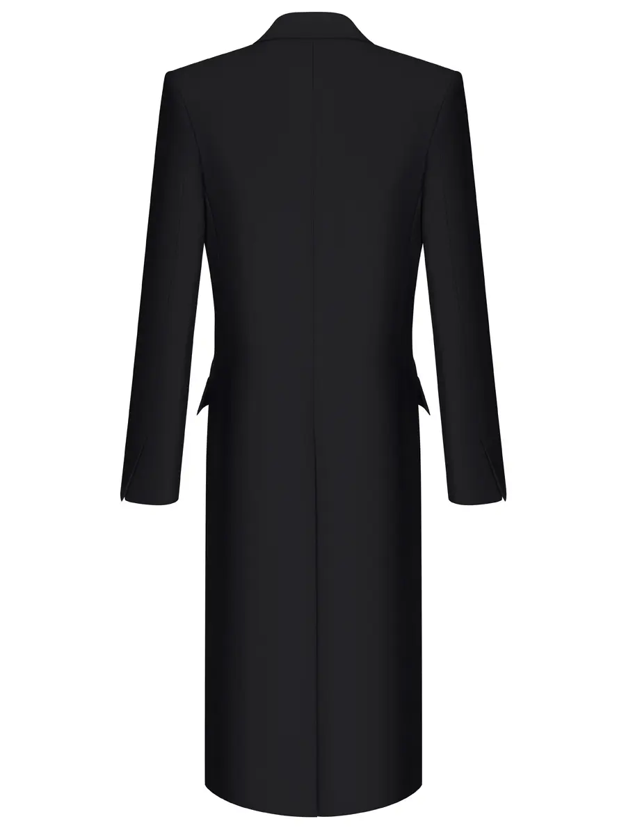 Пальто однотонное