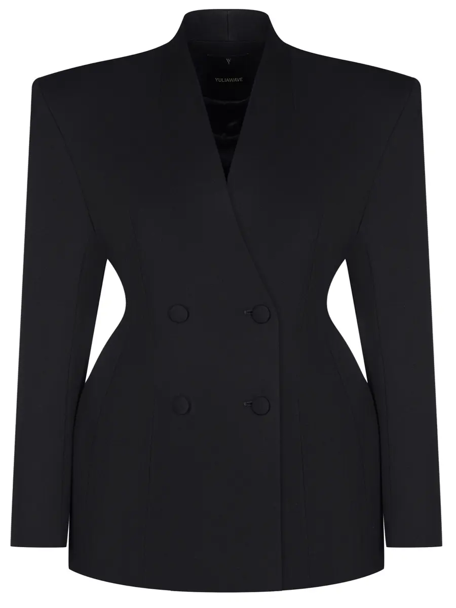 Жакет двубортный