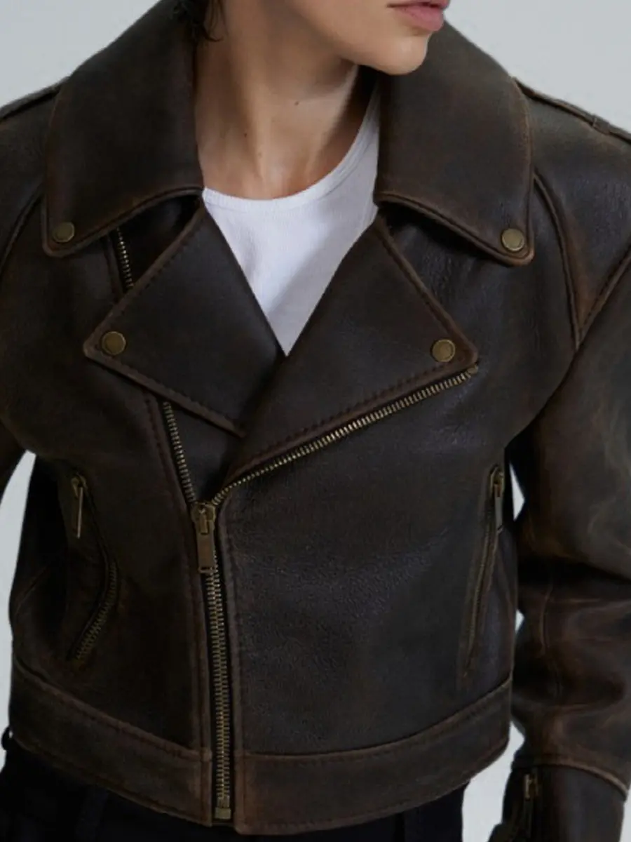 Куртка кожаная