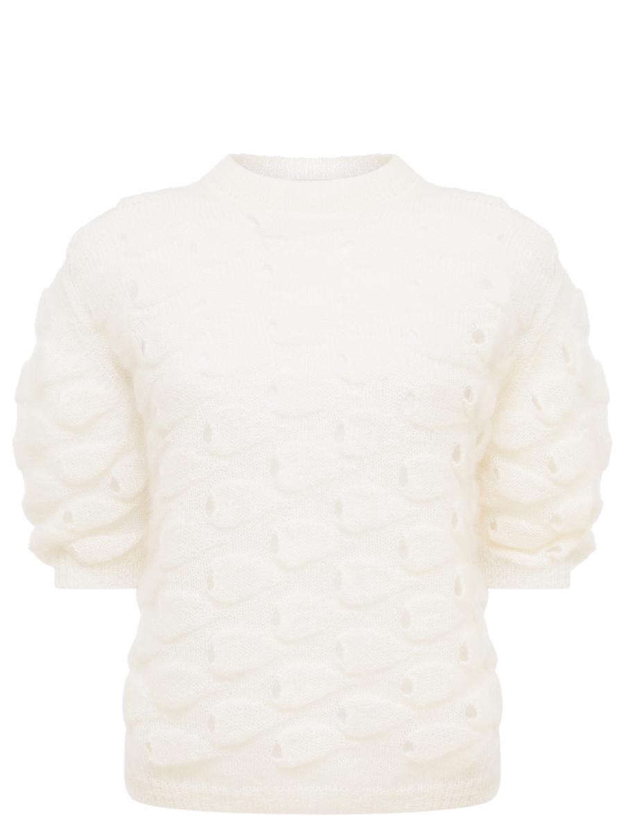 Джемпер из мохера и шерсти