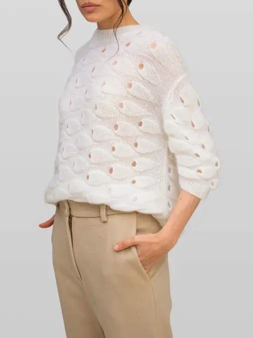 Джемпер из мохера и шерсти AMMONIT