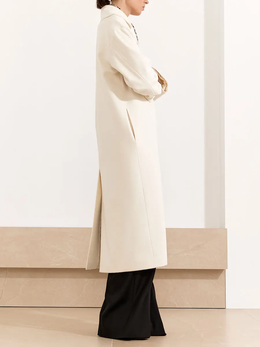 Пальто шерстяное