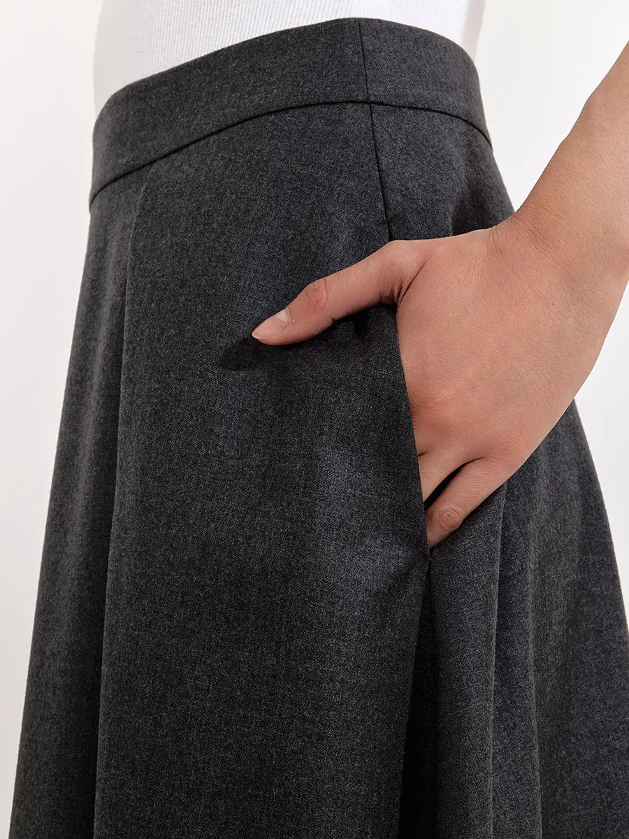 Юбка шерстяная