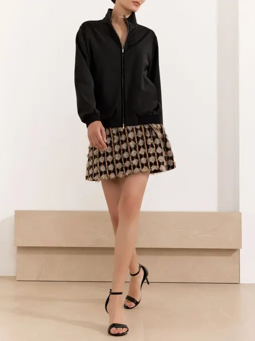 Юбка с декором IRKE