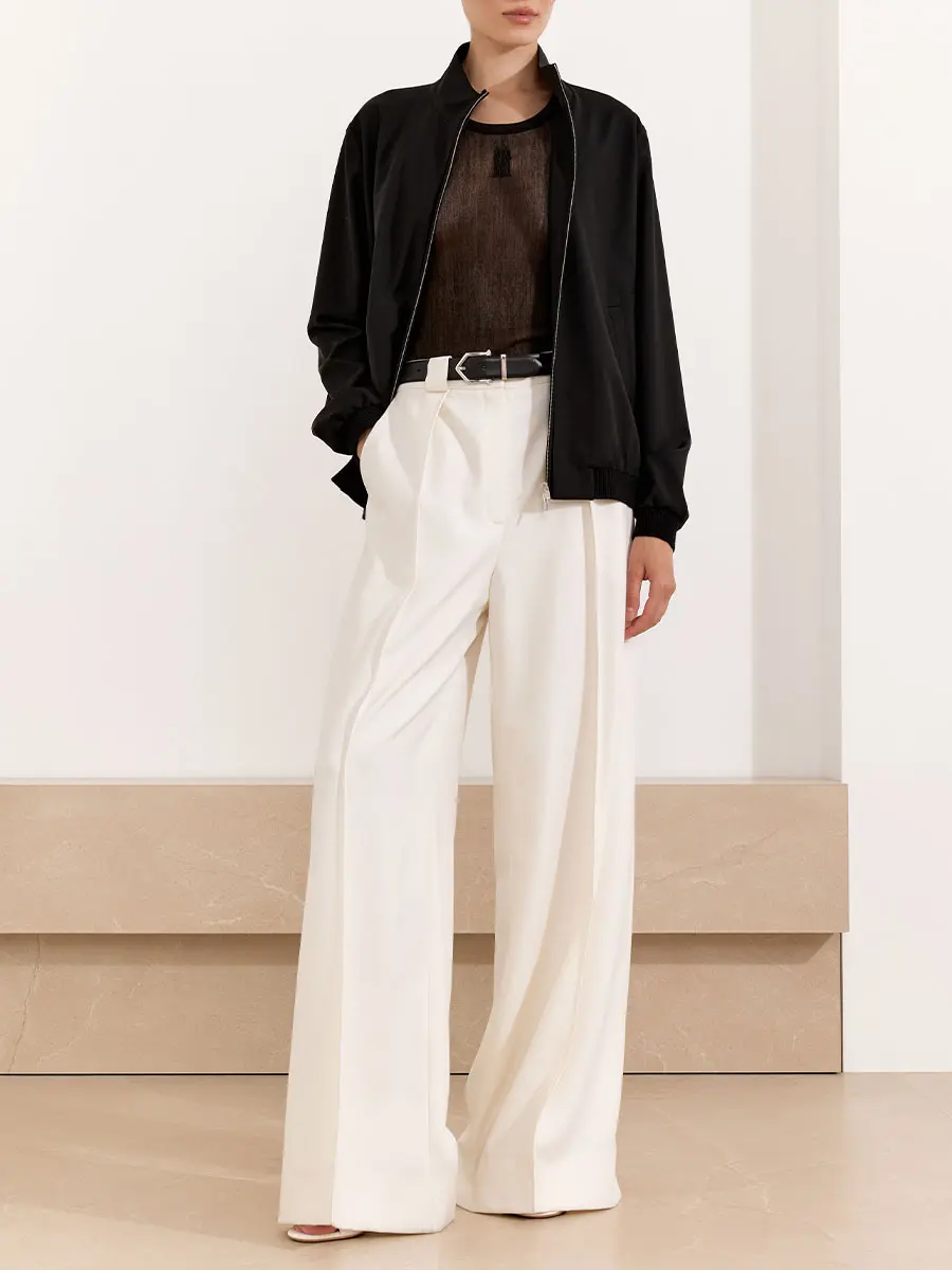 Брюки шерстяные