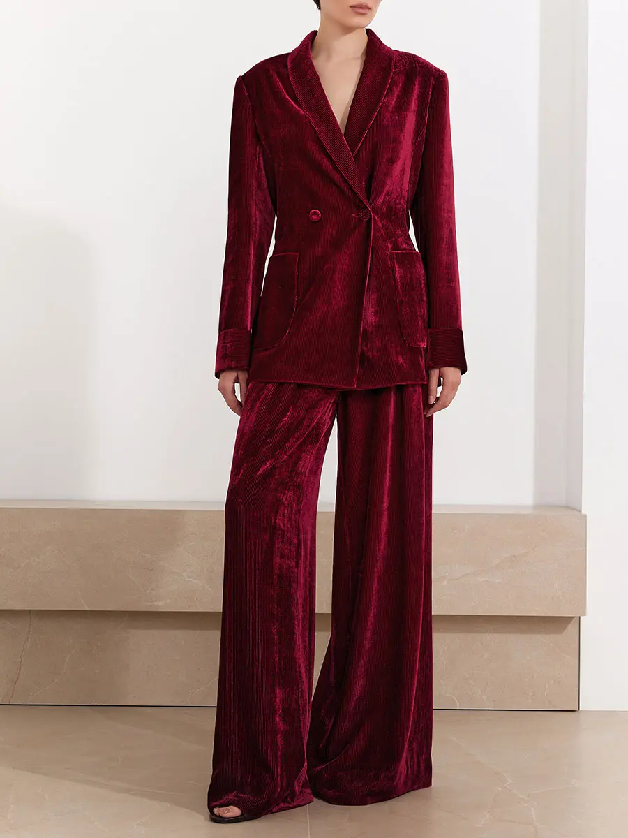 Брюки Дэворэ бархатные