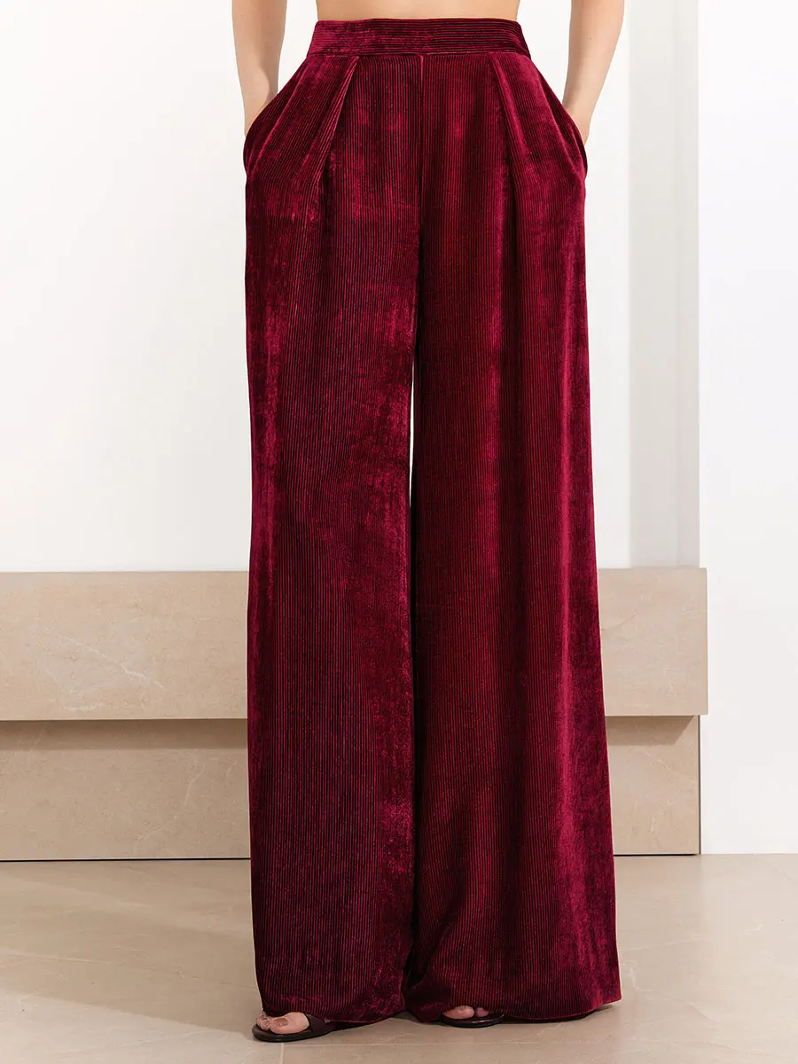 Брюки Дэворэ бархатные