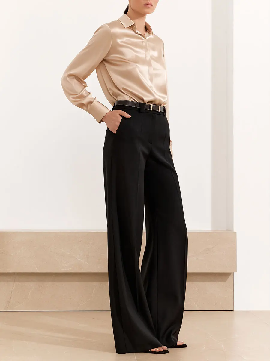 Брюки шерстяные