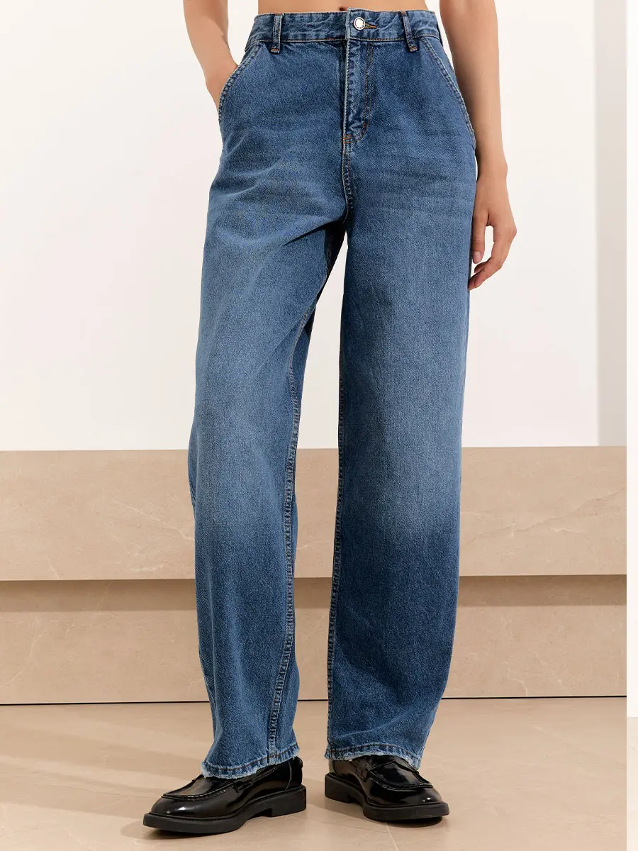 Джинсы хлопковые