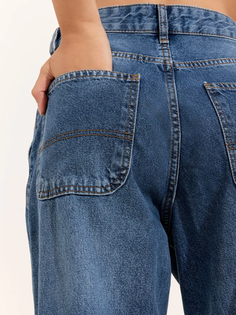 Джинсы хлопковые