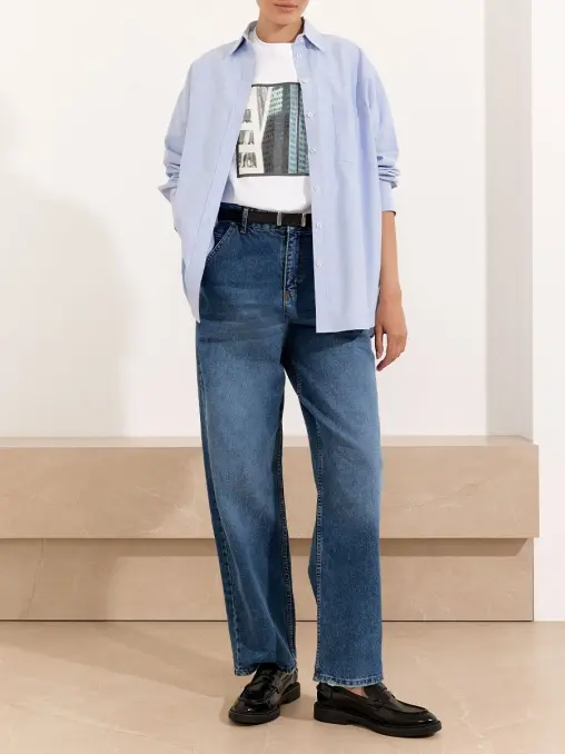 Джинсы хлопковые IRKE