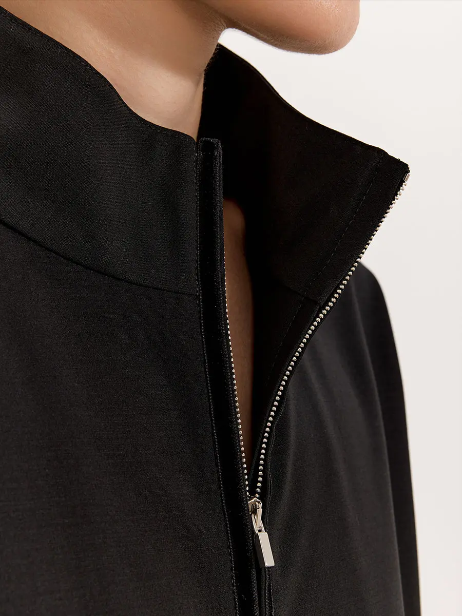 Бомбер шерстяной