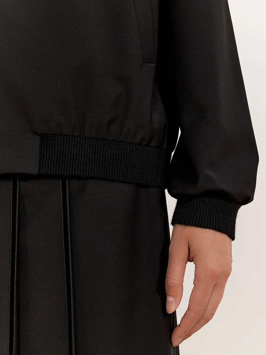 Бомбер шерстяной