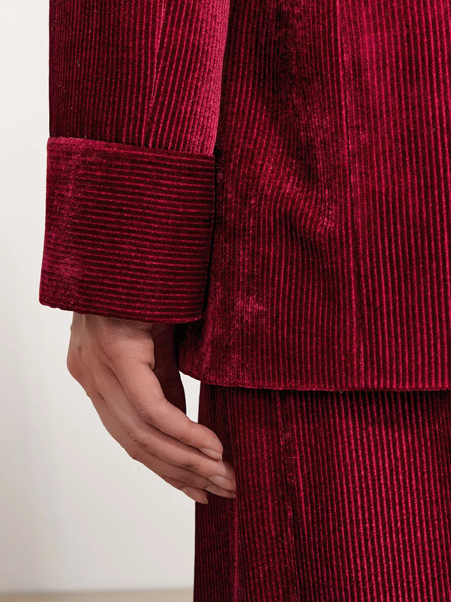 Жакет Дэворэ бархатный