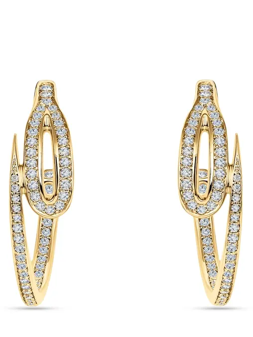 Серьги «Кащеева игла» с бриллиантами ROMAN NIKONOV