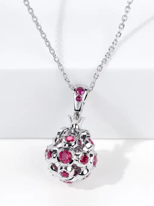 Подвеска «Малина» с рубинами ROMAN NIKONOV