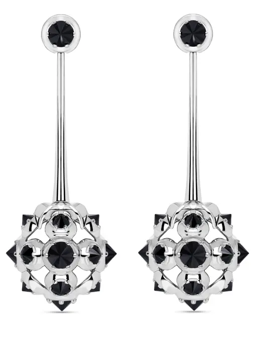 Серьги «Ежевика» с бриллиантами ROMAN NIKONOV