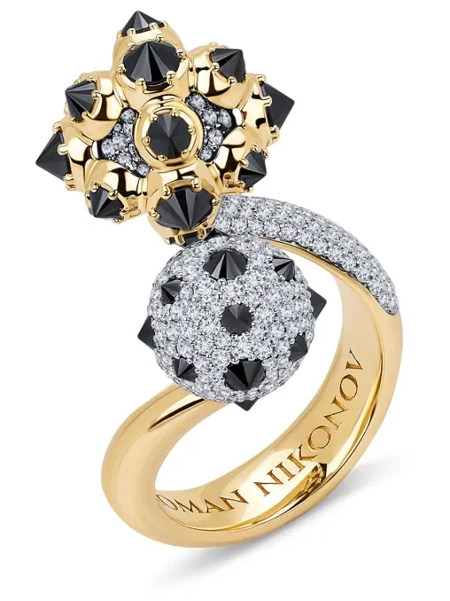 Кольцо «Ежевика» с бриллиантами ROMAN NIKONOV
