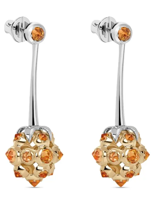 Серьги «Морошка» с цитринами ROMAN NIKONOV