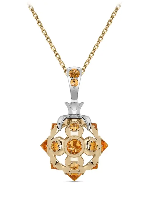 Подвеска «Морошка» с цитринами ROMAN NIKONOV