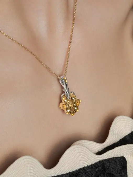 Подвеска «Морошка» с цитринами ROMAN NIKONOV