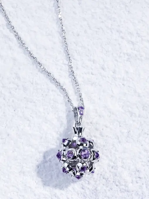 Подвеска «Голубика» с аметистами ROMAN NIKONOV