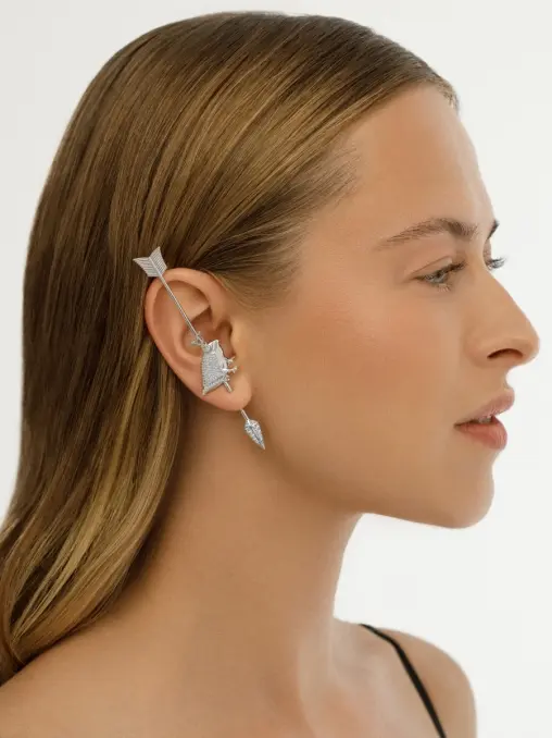 Кафф «Царевна-лягушка» с бриллиантами ROMAN NIKONOV