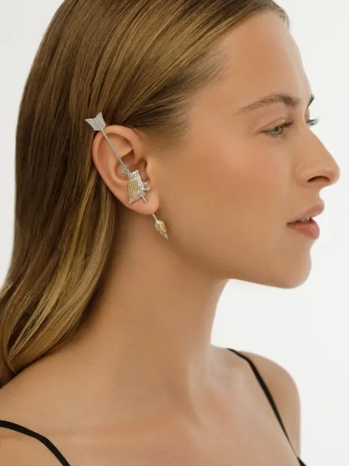 Кафф «Царевна-лягушка» с цитринами ROMAN NIKONOV