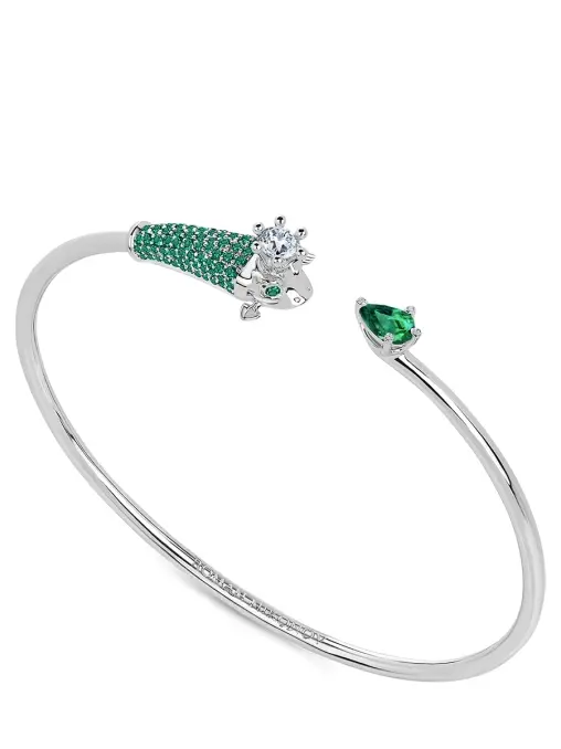 Браслет «Царевна-лягушка» с бриллиантами и изумрудами ROMAN NIKONOV