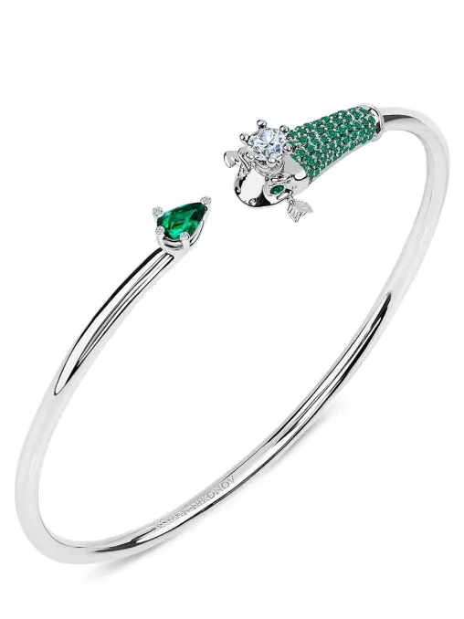 Браслет «Царевна-лягушка» с бриллиантами и изумрудами ROMAN NIKONOV