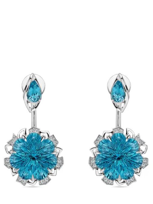 Серьги «Каменный Цветок» ROMAN NIKONOV