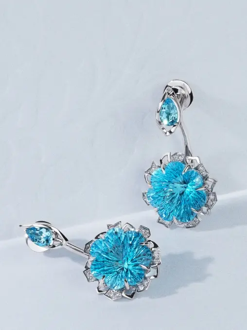 Серьги «Каменный Цветок» ROMAN NIKONOV