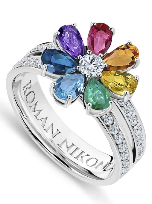Кольцо «Цветик-семицветик» ROMAN NIKONOV