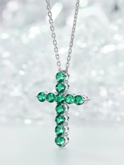 Подвеска «Сияние» М с изумрудами ROMAN NIKONOV