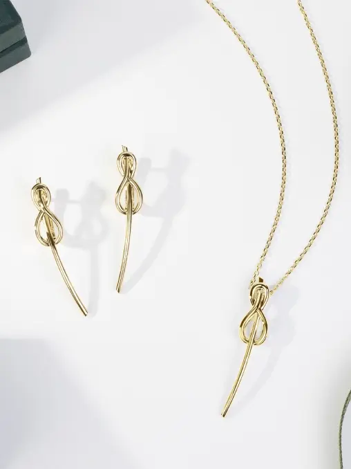 Серьги «Узел любви» ROMAN NIKONOV