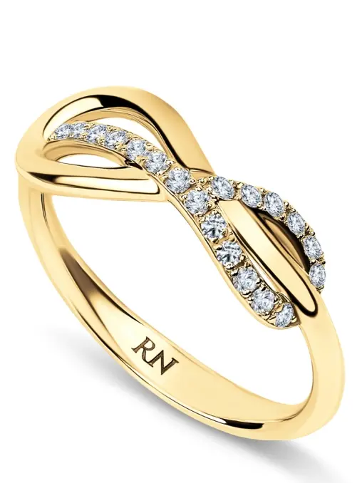 Кольцо «Узел любви» с бриллиантами ROMAN NIKONOV